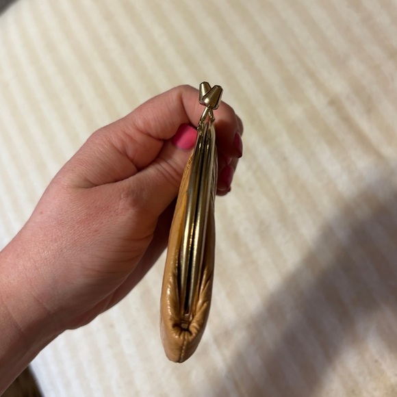 100% Genuine EEL Skin Tan Coin Purse Made in Korea - Picture 3 of 6